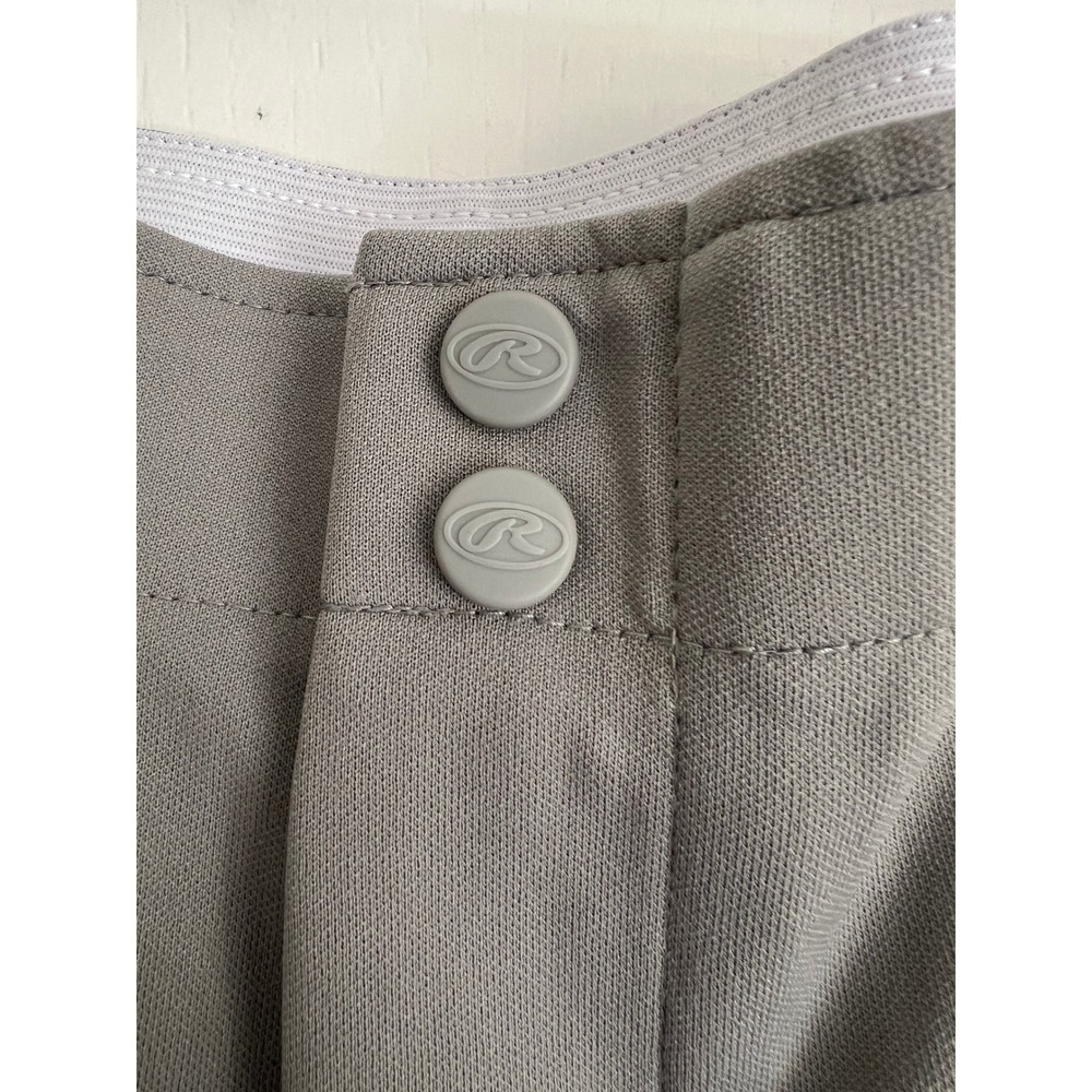 Rawlings Mens 2XL Baseball Pants NWT Gray Semi-Relaxed Fit Pro-Dri Softball - Picture 5 of 9